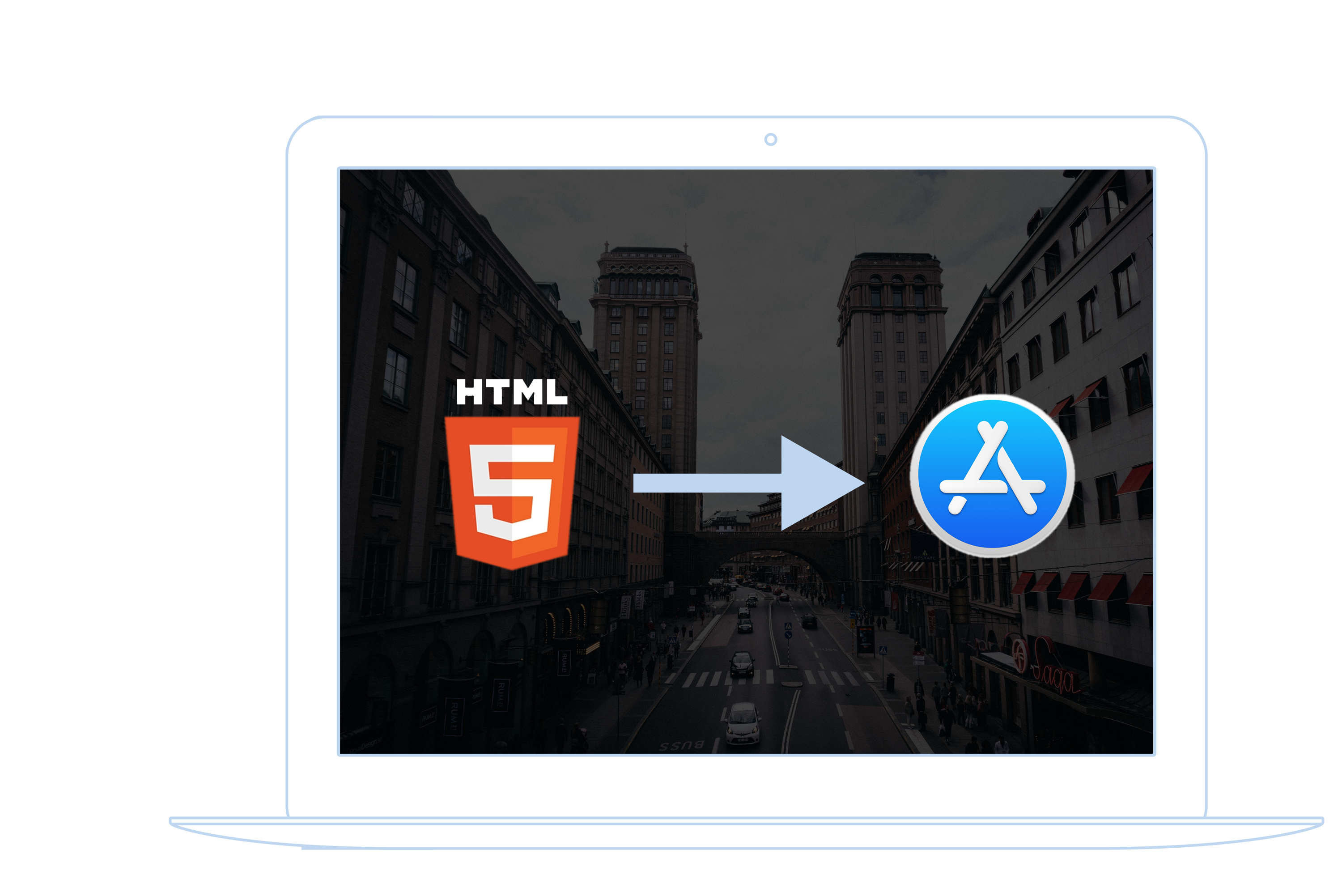 Convert HTML into native Mac applications