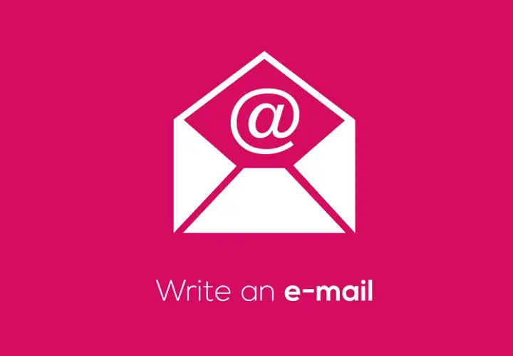 Schreibe eine E-Mail