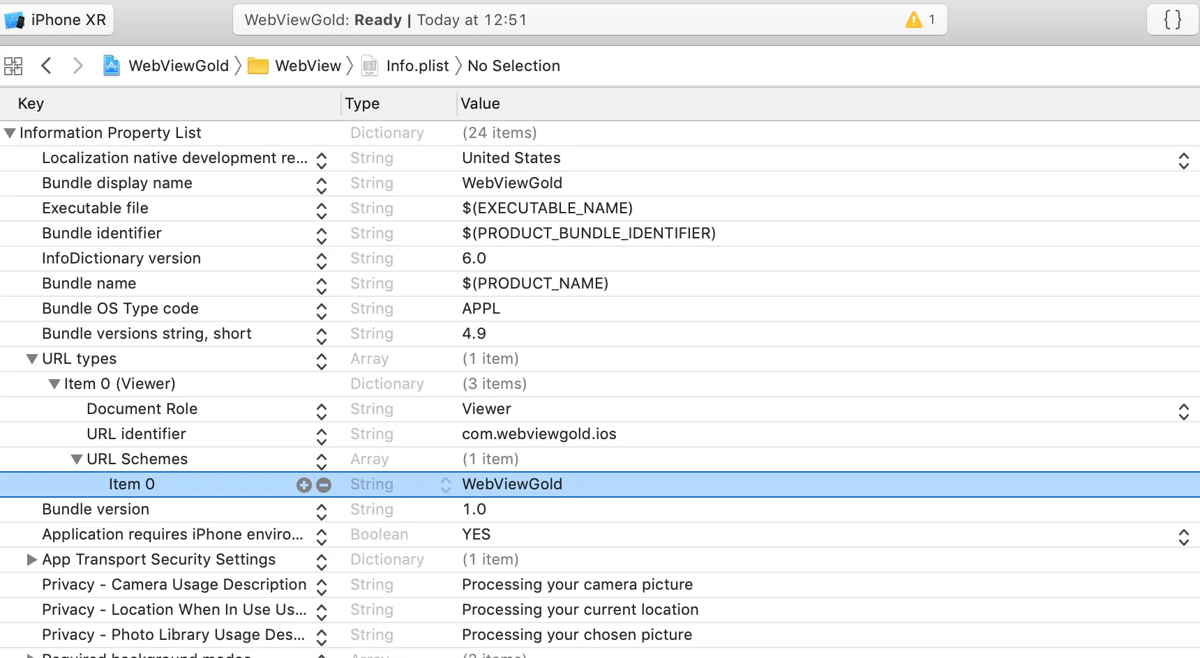 Info.plist is a powerful location to configure deep linking which can be triggered from different apps as well